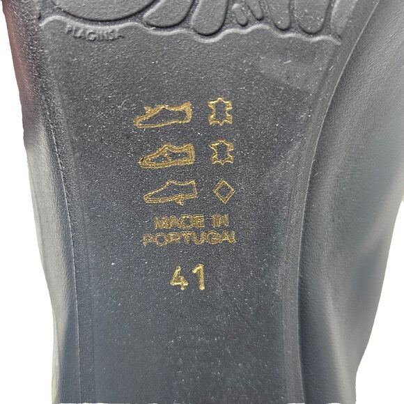 CHANII B Ankle Boot Carpe Diem Black Tattoo 41 Leather Limited Edition Glam Rock - Picture 16 of 16